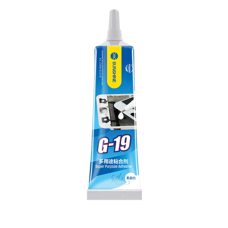 Sunshine G-19 Folyékony Ragasztó, 50ml, Fehér