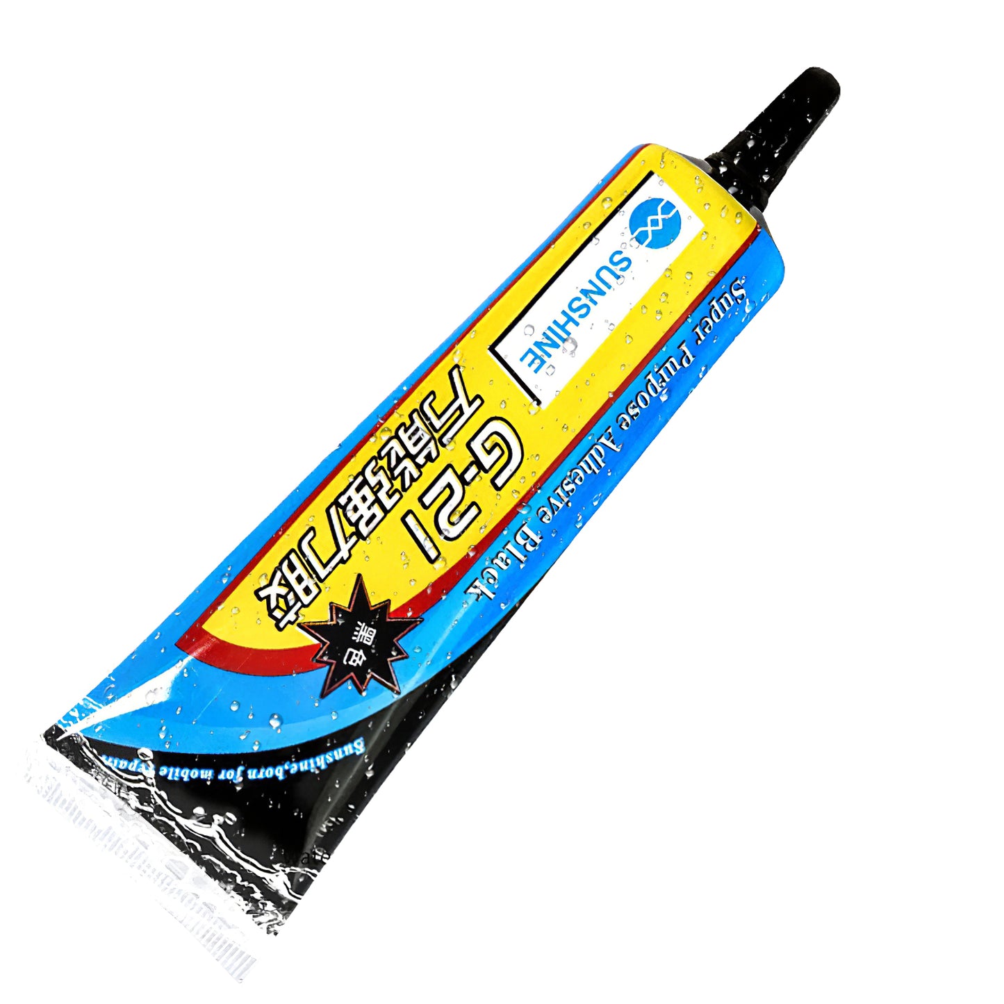Sunshine G-21 folyékony ragasztó, 50ml, fekete