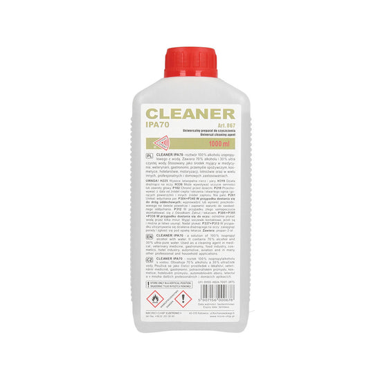 Izopropil-alkohol Elektronikus Spray IPA70, 1l ART.067
