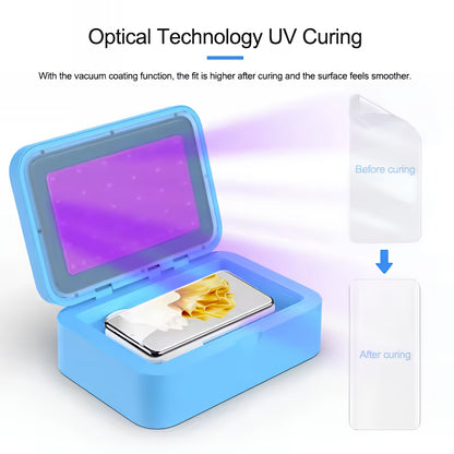 Sunshine SS-918B SE vákuumos UV lamináló gép UV védelem / hidrogel fóliák felhelyezéséhez