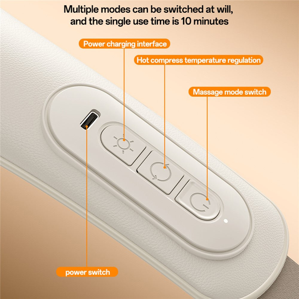 Yesido MG11 nyakmasszírozó készülék, bézs