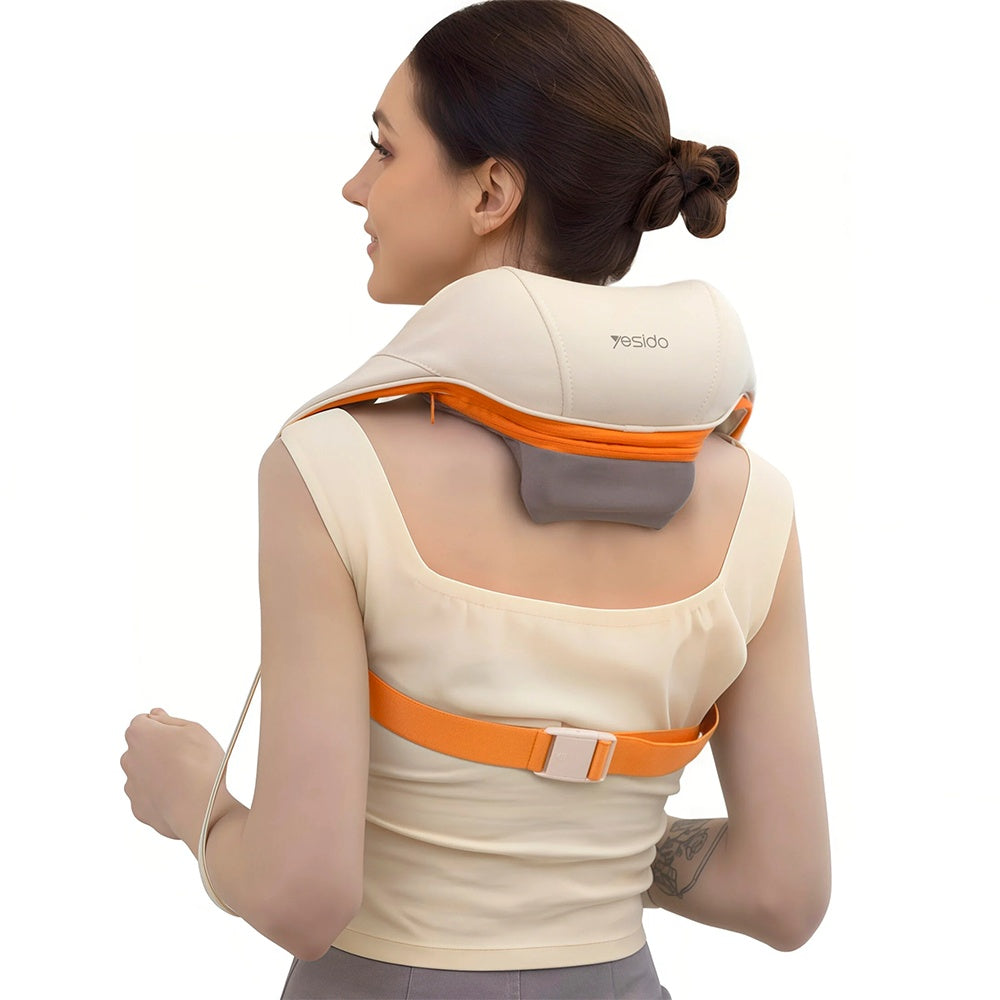 Yesido MG16 nyakmasszírozó készülék, bézs