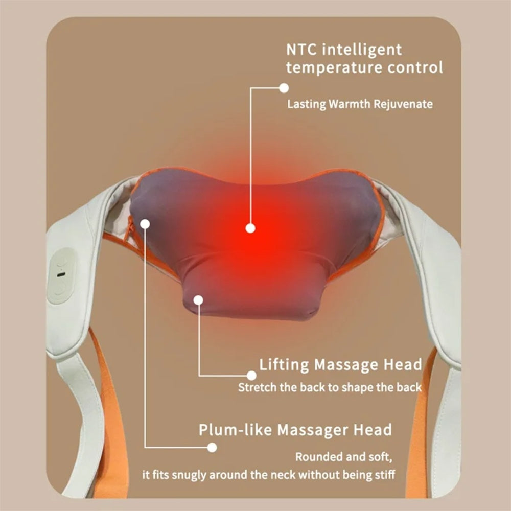 Yesido MG16 nyakmasszírozó készülék, bézs