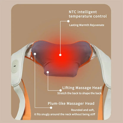 Yesido MG16 nyakmasszírozó készülék, bézs