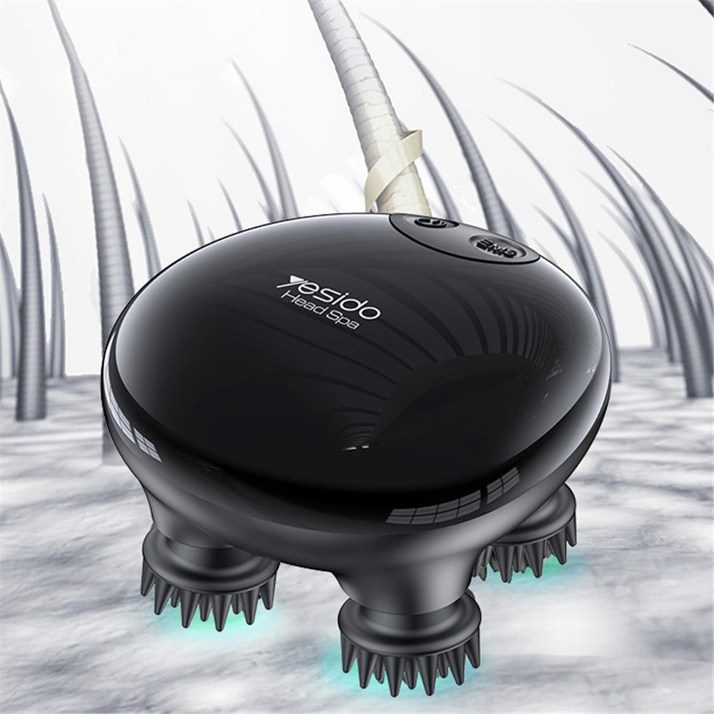 Yesido MG04 fejbőr masszírozó készülék, Fekete