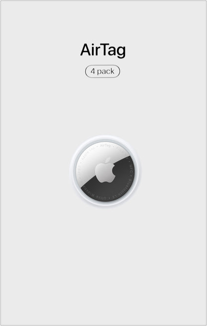 Apple AirTag, Set of 4 Pieces, White MX542AM/A