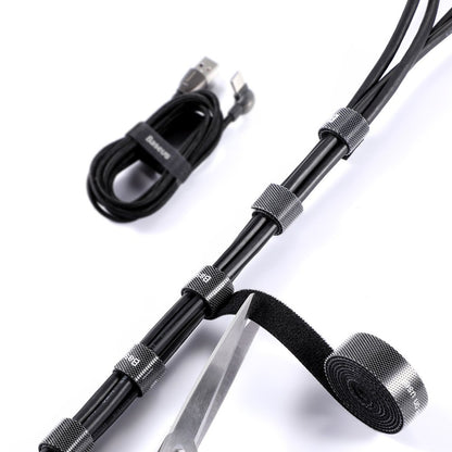 Baseus Circle kábelrendező, Velcro, 3m, fekete ACMGT-F01