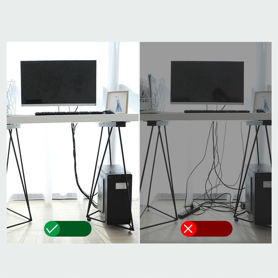 Baseus Circle kábelrendező, Velcro, 3m, fekete ACMGT-F01