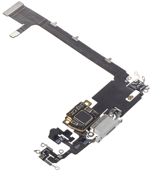 Charging / Data Connector Ribbon Cable - Microphone Apple iPhone 11 Pro Max, Silver