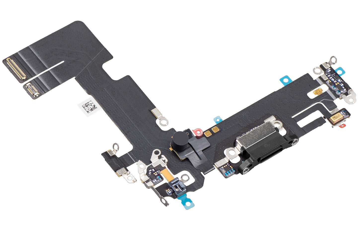Töltőcsatlakozó szalag - Mikrofon Apple iPhone 13, Fekete