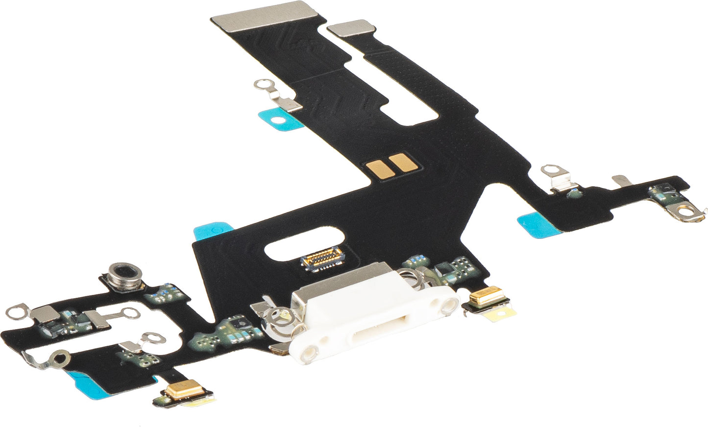Töltőcsatlakozó szalag - Mikrofon Apple iPhone 11, Fehér