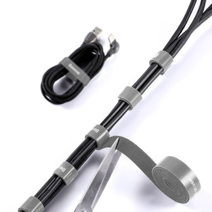 Baseus Circle Kábelrendező, Velcro, 3m, Szürke ACMGT-F0G