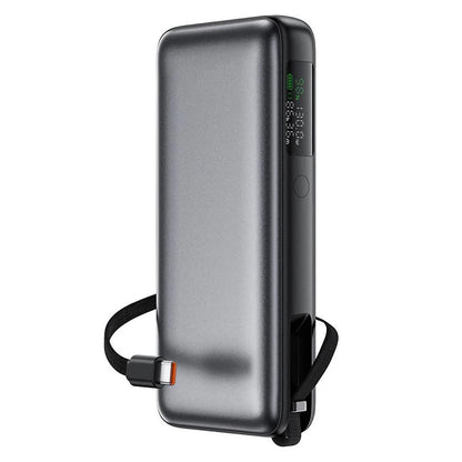 Külső akkumulátor Acefast M22, 20000mAh, 130W, QC + PD, 1 x USB-A - 2 x USB-C, Fekete