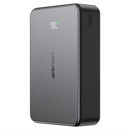 Acefast M29 külső akkumulátor, 20000mAh, 22.5W, QC + PD, 1 x USB-A - 2 x USB-C, Fekete