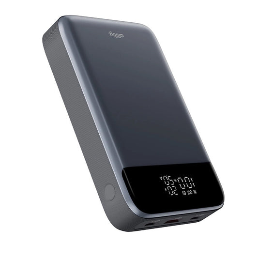 Allity külső akkumulátor. APB-200 PocketPower, 10000mAh, 33W, QC + PD, 1 x USB-A - 1 x USB-C, Szürke