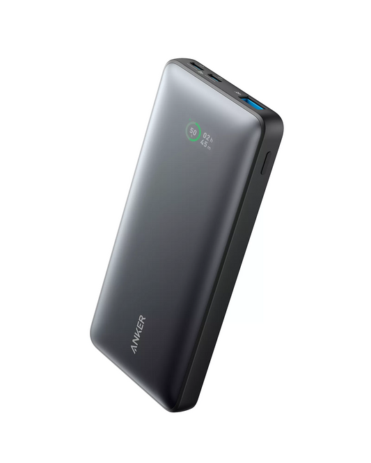 Anker 533 PowerCore külső akkumulátor, 10000mAh, 25W, QC + PD, 1 x USB-A - 2 x USB-C, Fekete A1249G11