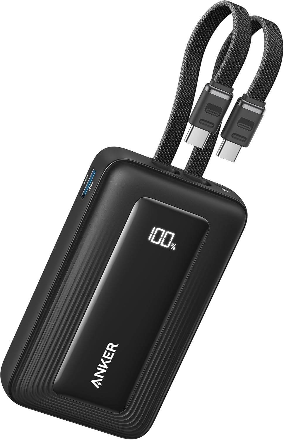 Anker Zolo külső akkumulátor, 10000mAh, 35W, QC + PD, 1 x USB-A - 2 x USB-C, Fekete A1680H12