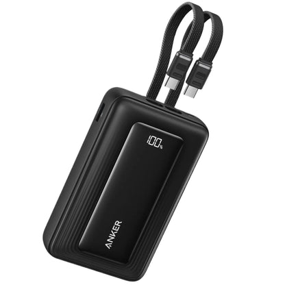 Anker Zolo külső akkumulátor, 20000 mAh, 45 W, QC + PD, 1 x USB-A – 3 x USB-C, fekete A110MH12
