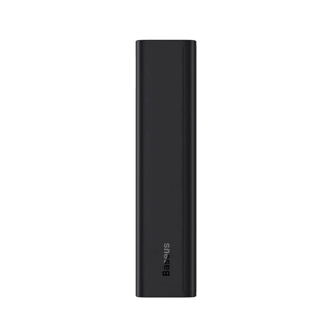 External Battery Baseus Adaman2, 10000mAh, 30W, QC + PD, 1 x USB-C - 2 x USB-A, Black PPAD040101