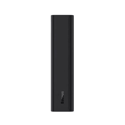 External Battery Baseus Adaman2, 10000mAh, 30W, QC + PD, 1 x USB-C - 2 x USB-A, Black PPAD040101
