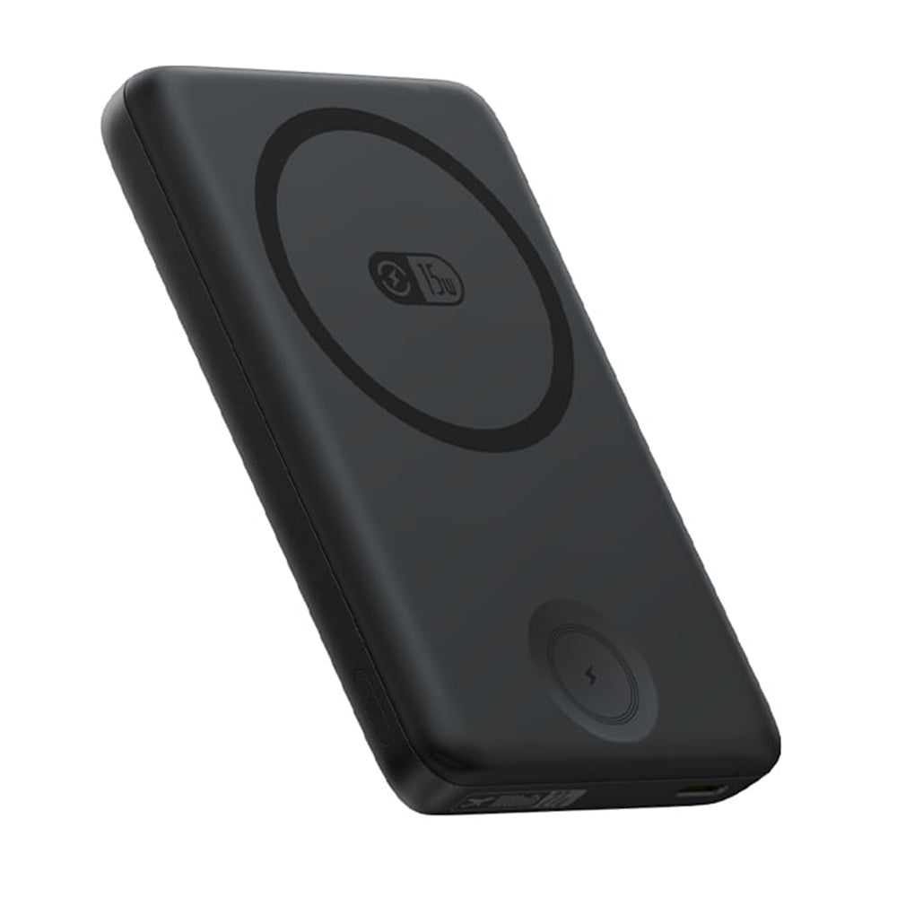 Baseus Bank EnerFill FT11 külső akkumulátor, 10000mAh, 27W, PD + QI + FQI, 2 x QI - 1 x USB-C, Fekete P1008210G123-00