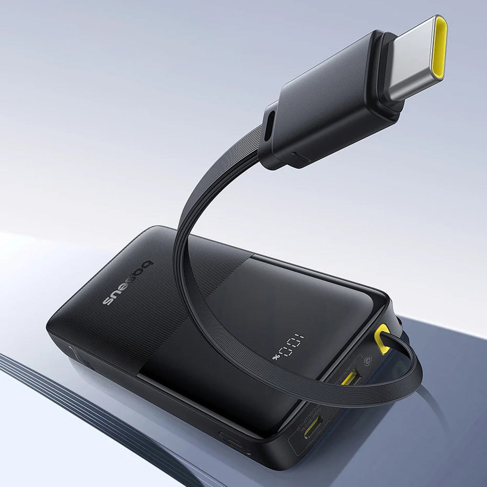 Baseus Bipow 2 külső akkumulátor, 20000mAh, 20W, QC + PD, 1 x USB-A - 2 x USB-C, Fekete P10077101113-01
