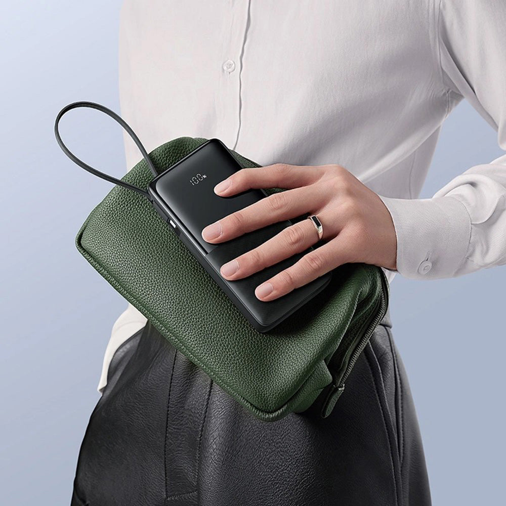 Baseus Bipow 2 külső akkumulátor, 20000mAh, 20W, QC + PD, 1 x USB-A - 2 x USB-C, Fekete P10077101113-01