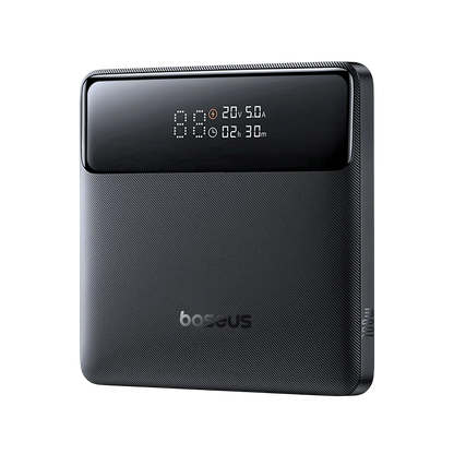 Baseus Blade H1 External Battery, 20000mAh, 100W, QC + PD, 2 x USB-A - 2 x USB-C, Black