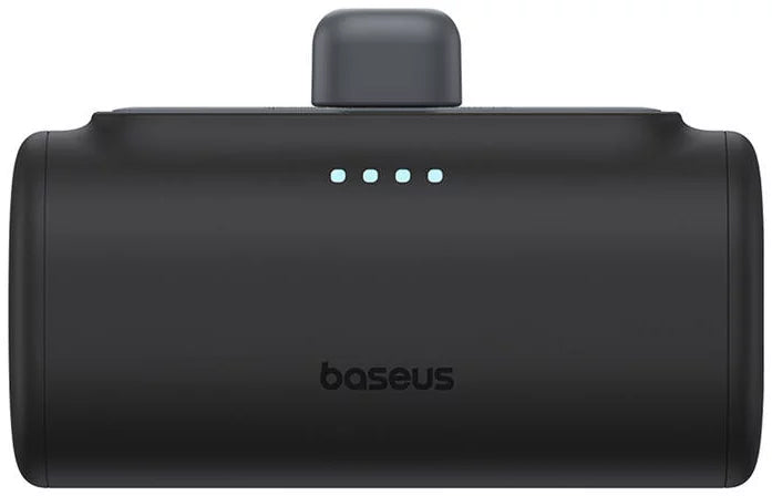 Baseus Compact külső akkumulátor, 5000mAh, 20W, PD, 1 x Lightning - 1 x USB-C, Fekete P10068307113-00