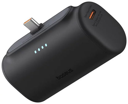 Baseus Compact külső akkumulátor, 5000mAh, 20W, PD, 2 x USB-C, fekete P10068306113-00