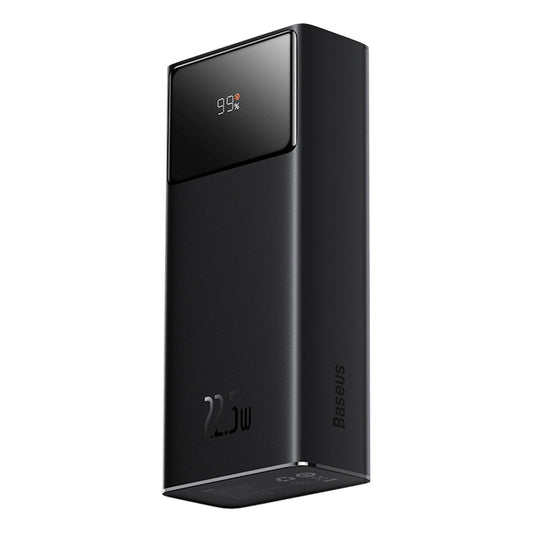Baseus EnerFill FP41 külső akkumulátor, 30000mAh, 22.5W, QC + PD, 1 x USB-C - 2 x USB-A, Fekete