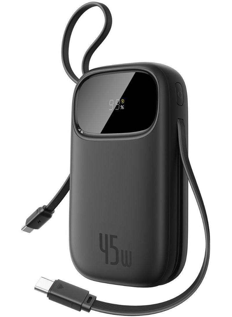 Baseus EnerFill FC31 Qpow 3 External Battery, 10000mAh, 45W, QC + PD, 1 x USB-A - 3 x USB-C, Black P10082102123-00