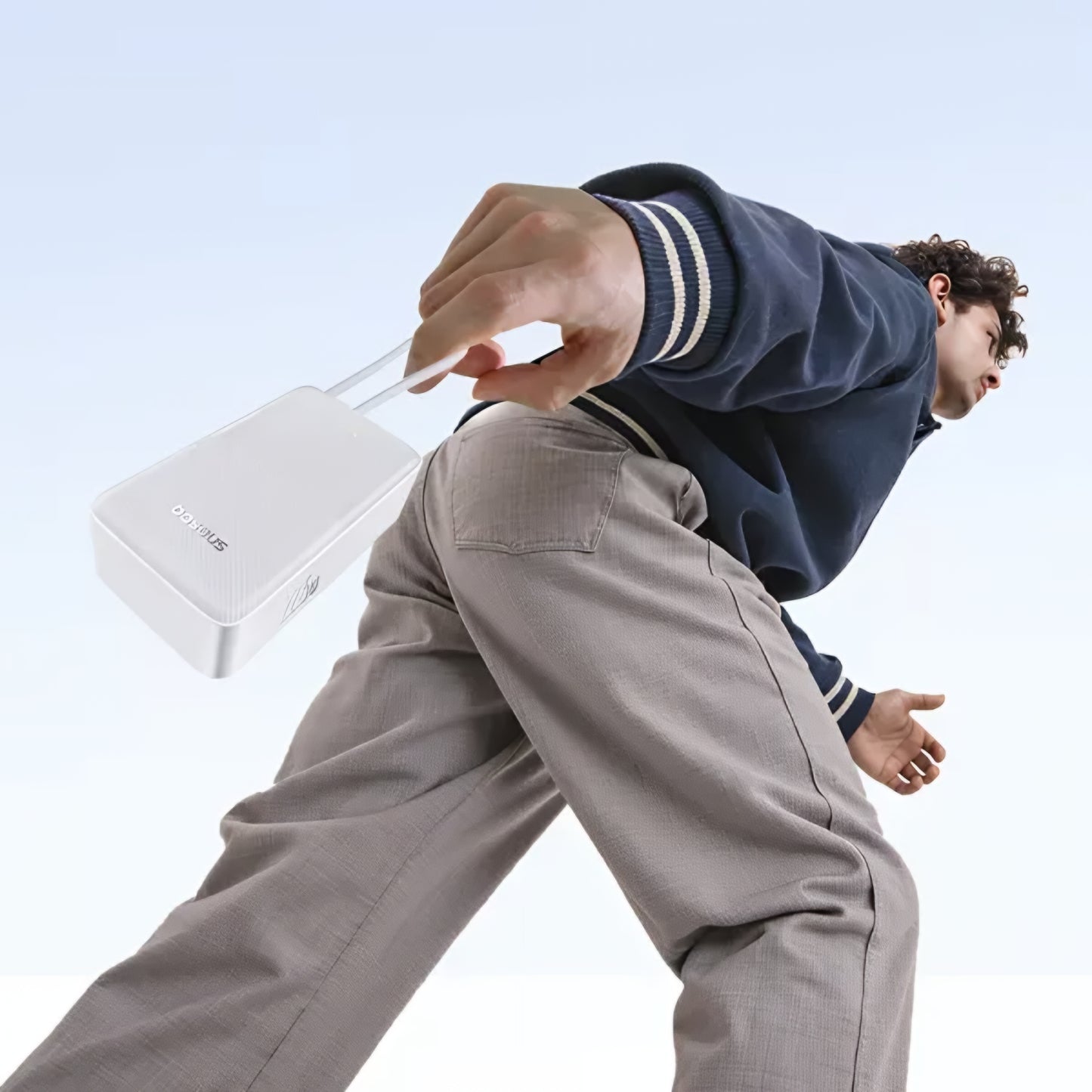 Baseus EnerFill Bipow2 Pro külső akkumulátor, 30000mAh, 22.5W, QC + PD, 1 x USB-A - 2 x USB-C, Fehér E0028101