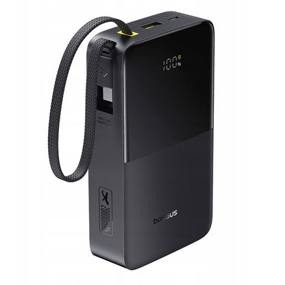 Baseus EnerFill Bipow2 Pro External Battery, 20000mAh, 22.5W, QC + PD, 1 x USB-A - 2 x USB-C, Black E0027701