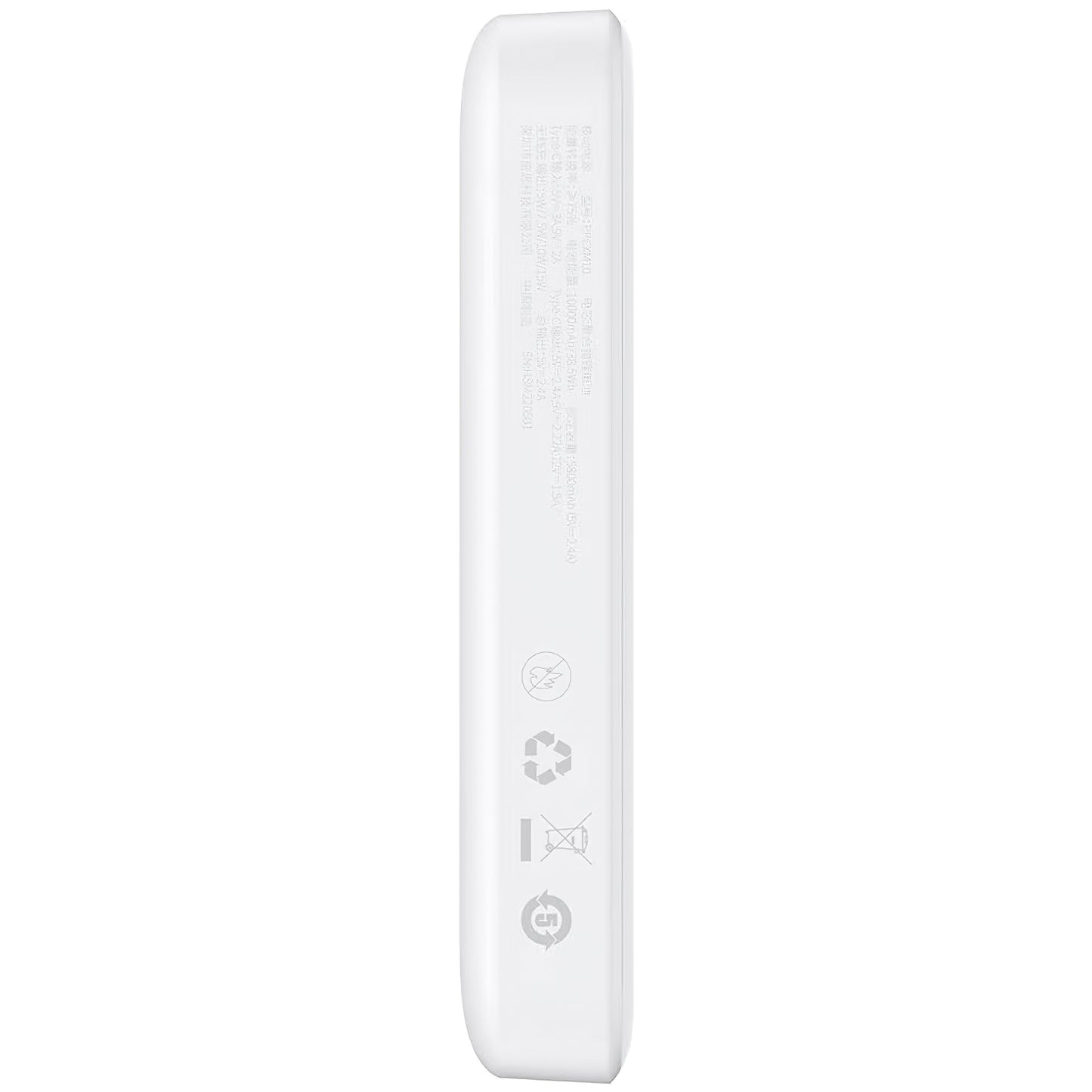 Baseus Magnetic Mini külső akkumulátor, 10000mAh, 20W, PD + FQI, 1 x USB-C, Fehér P10059001223-00