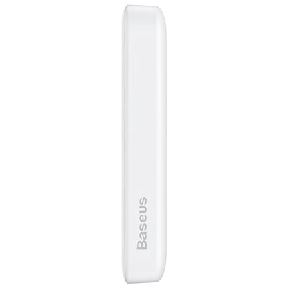 Baseus Magnetic Mini külső akkumulátor, 10000mAh, 20W, PD + FQI, 1 x USB-C, Fehér P10059001223-00
