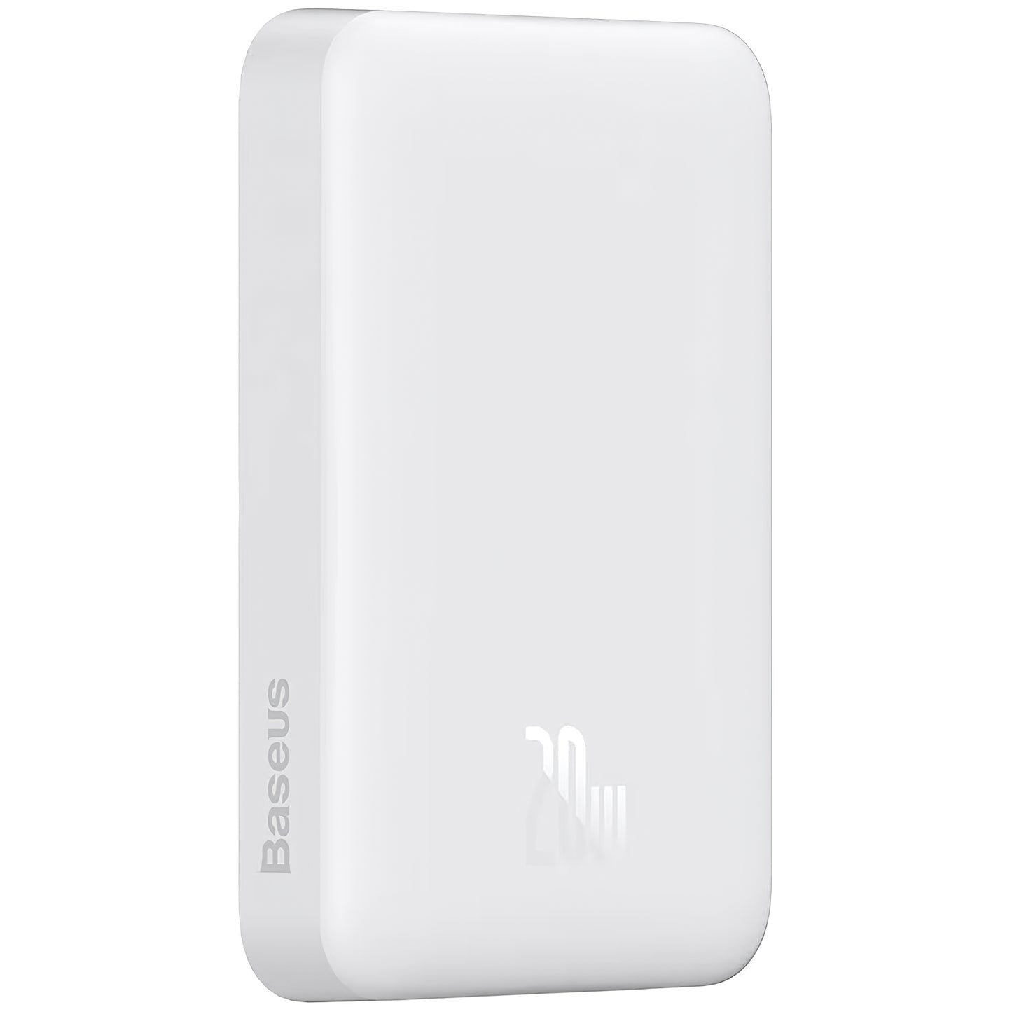 Baseus Magnetic Mini külső akkumulátor, 10000mAh, 20W, PD + FQI, 1 x USB-C, Fehér P10059001223-00