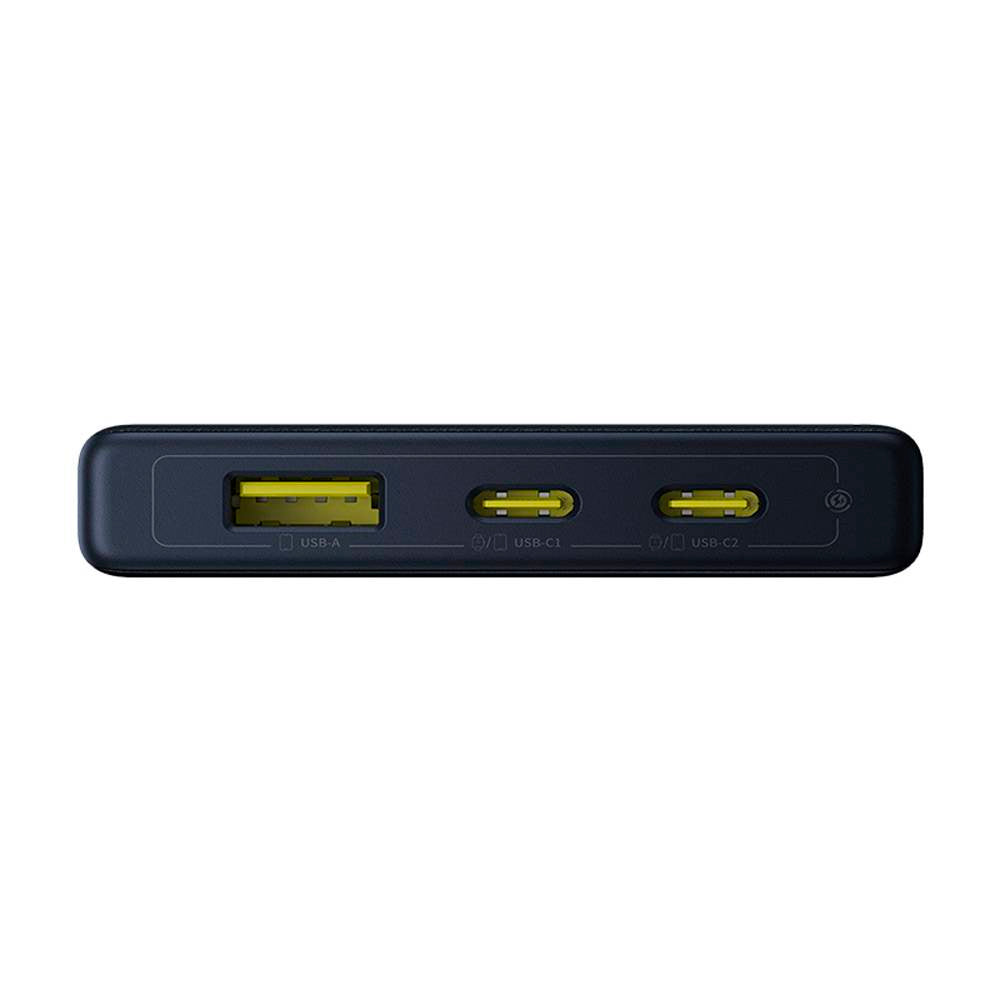 Baseus PicoGo külső akkumulátor, 10000mAh, 20W, QC + PD, 1 x USB-A - 2 x USB-C, Fekete P10076801123-00