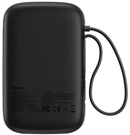 Baseus Qpow2 külső akkumulátor, 20000mAh, 30W, QC + PD, 1 x USB-A - 3 x USB-C, Fekete P10055009113-00