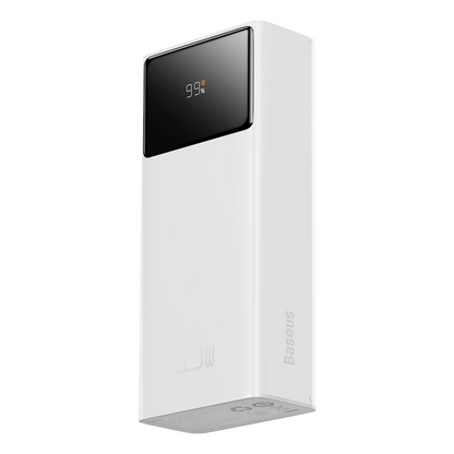 Baseus Star Lord külső akkumulátor, 30000mAh, 22,5W, QC + PD, 1 x USB-C - 2 x USB-A, Fehér PPXJ080102