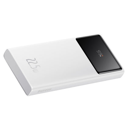 Baseus Star Lord külső akkumulátor, 10000mAh, 22.5W, QC + PD, 1 x USB-C - 2 x USB-A, Fehér PPXJ100002