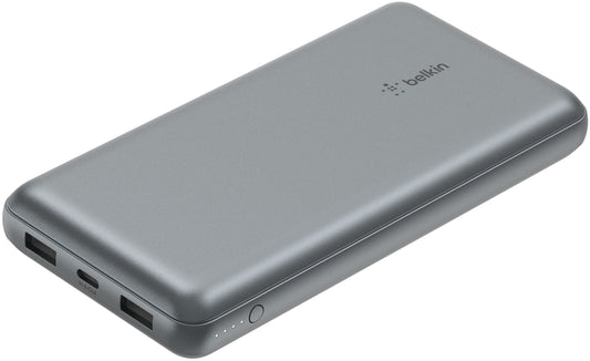 Belkin BoostCharge Pro külső akkumulátor, 20000mAh, 15W, 1 x USB-C - 2 x USB-A, Szürke BPB012btGY