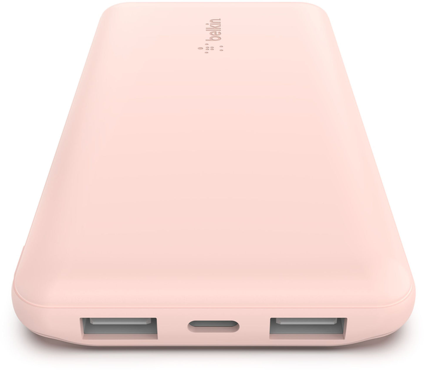Belkin BoostCharge külső akkumulátor, 10000mAh, 15W, 1 x USB-C - 2 x USB-A, Rózsaszín BPB011btRG