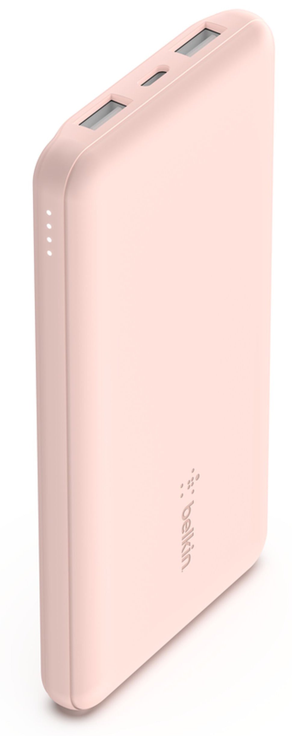 Belkin BoostCharge külső akkumulátor, 10000mAh, 15W, 1 x USB-C - 2 x USB-A, Rózsaszín BPB011btRG