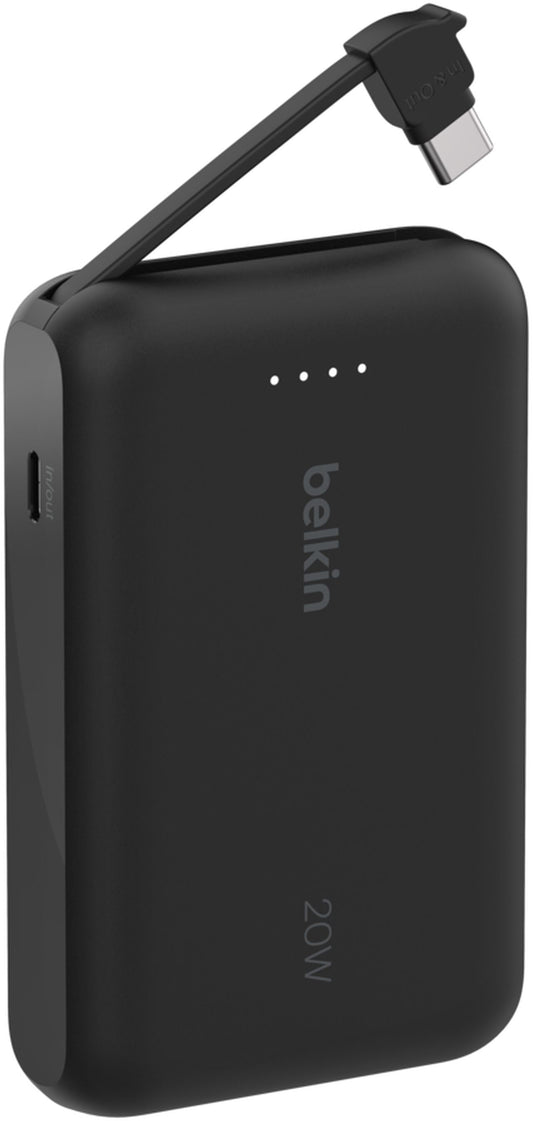 Belkin BoostCharge External Battery, 10000mAh, 20W, PD, 2 x USB-C, Black BPB021hqBK
