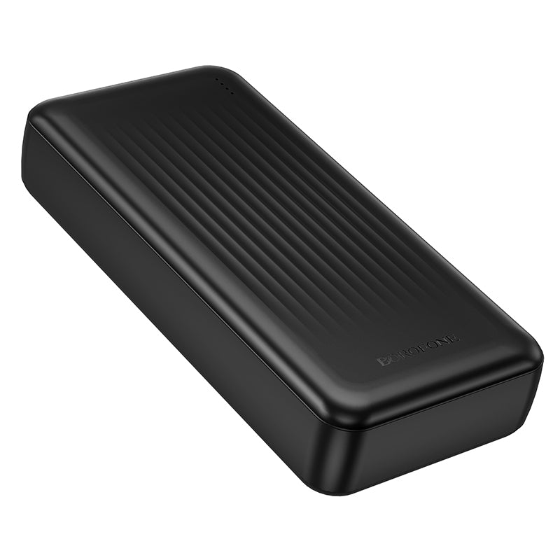 Külső akkumulátor Borofone BJ80A Clever, 20000mAh, 22.5W, QC + PD, 1 x USB-C - 2 x USB-A, Fekete