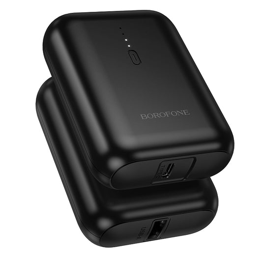Borofone BJ81 Stability külső akkumulátor, 5000mAh, 10W, 1 x USB-A, fekete