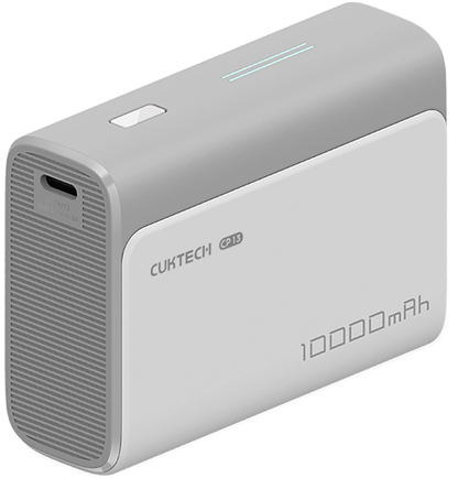 Cuktech CP13 külső akkumulátor, 10000mAh, 30W, QC + PD, 1 x USB-A - 1 x USB-C, Szürke