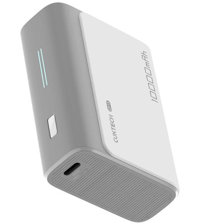 Cuktech CP13 külső akkumulátor, 10000mAh, 30W, QC + PD, 1 x USB-A - 1 x USB-C, Szürke