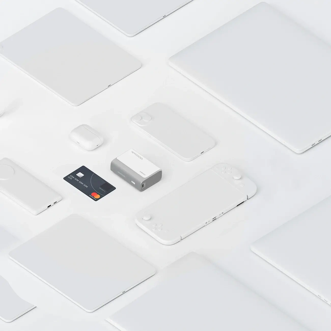 Cuktech CP13 külső akkumulátor, 10000mAh, 30W, QC + PD, 1 x USB-A - 1 x USB-C, Szürke